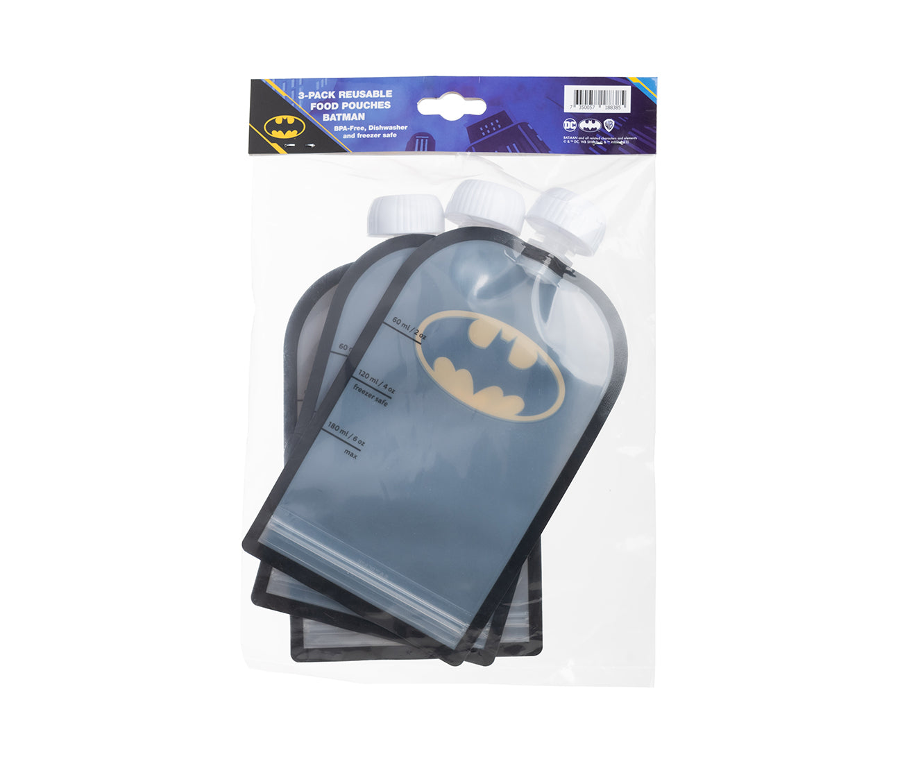 Klämmis, Batman, 180 ml, 3-pack