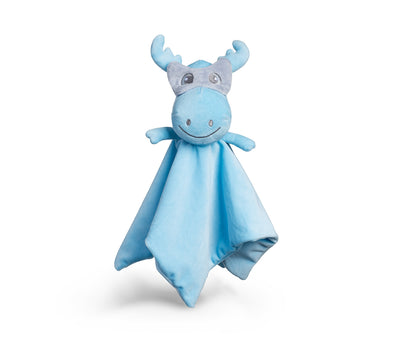 Cuddly toy blanket, Murphy the Moose, Blue
