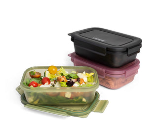 Envase para alimentos, 800ml, Negro