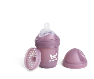 Biberón anticólicos LT 140ml, Rosa espino